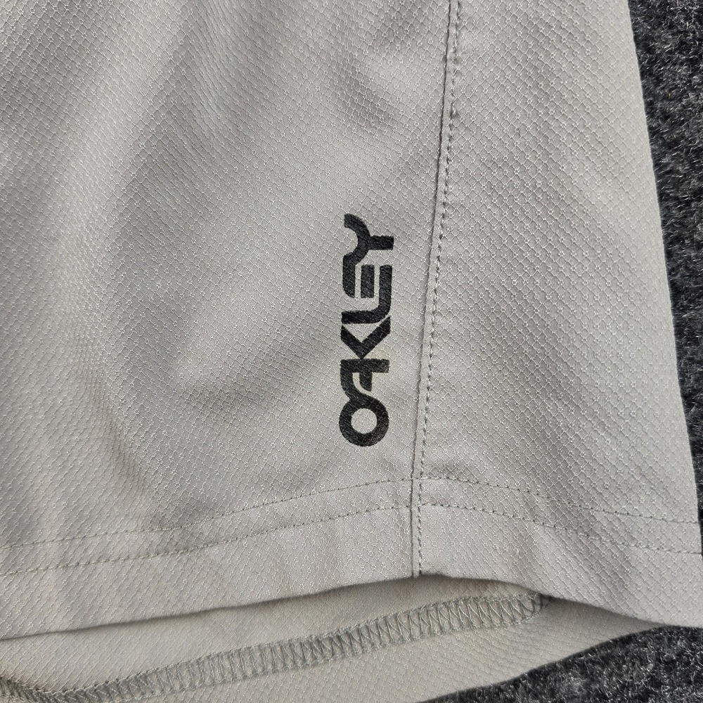Oakley Mens Golf Shorts 34 Gray Performance Stretch Athletic 9" Inseam - Picture 2 of 9